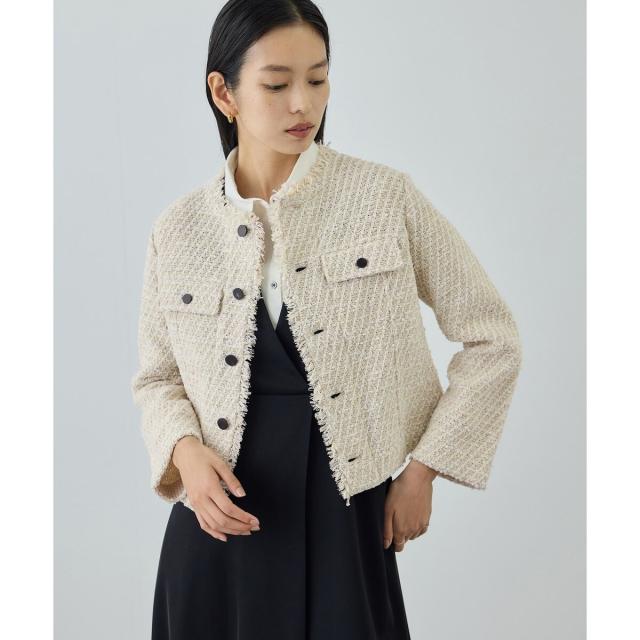 ロペ（ROPE’）/【COOHEM(コーヘン)】BASIC TWEED VELVET JACKET_2