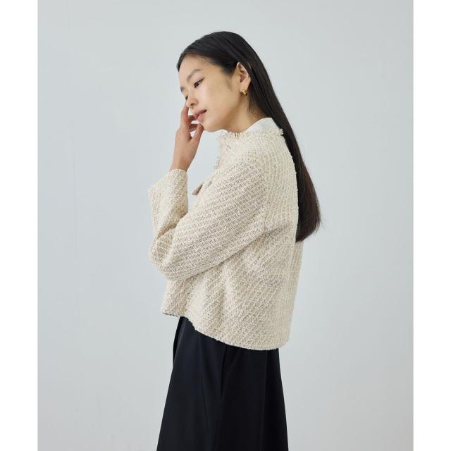 ロペ（ROPE’）/【COOHEM(コーヘン)】BASIC TWEED VELVET JACKET_3