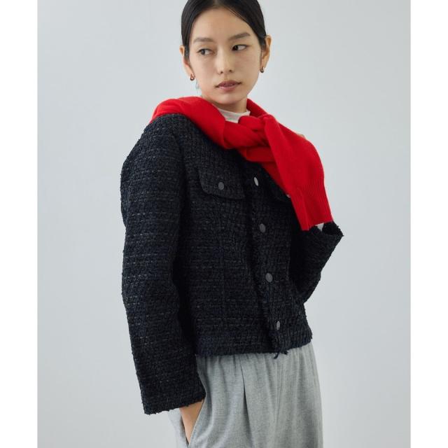 ロペ（ROPE’）/【COOHEM(コーヘン)】BASIC TWEED VELVET JACKET_6