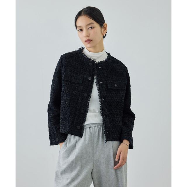 ロペ（ROPE’）/【COOHEM(コーヘン)】BASIC TWEED VELVET JACKET_11