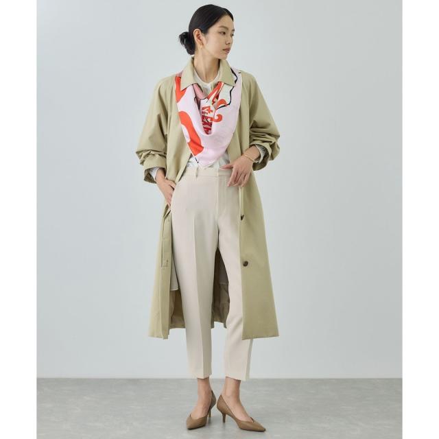 【NEW】ロペ（ROPE’）/トリアセダブルクロス テーパードパンツ/イージーケア・セットアップ対応・26SS