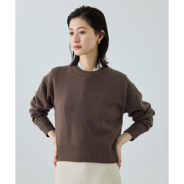 ロペ（ROPE’）/スーパーファインメリノウールスパンコールニット_7
