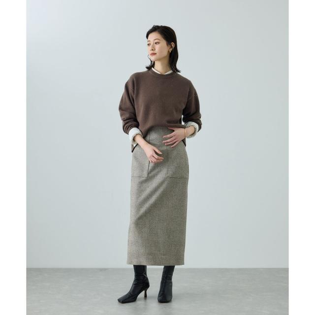 ロペ（ROPE’）/スーパーファインメリノウールスパンコールニット_10