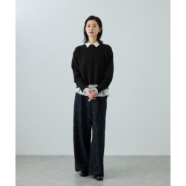 ロペ（ROPE’）/スーパーファインメリノウールスパンコールニット_16