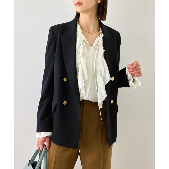 ロペ（ROPE’）/【J’aDoRe・一部店舗限定サイズ】ウールメタル釦ダブルブレストジャケット