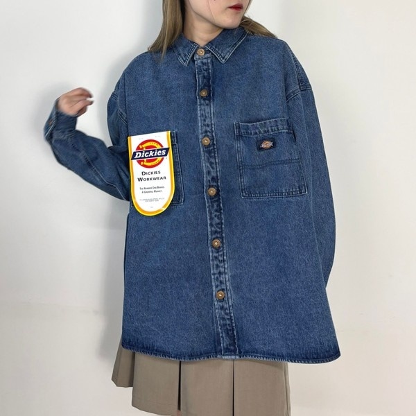 NICOLE CLUB（NICOLE CLUB）/【Dickies】デニムワイドシャツジャケット