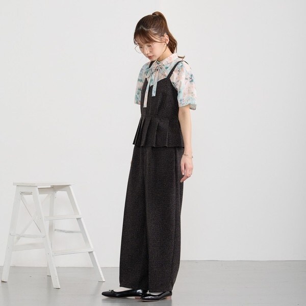 NICOLE CLUB（NICOLE CLUB）/ツイードビスチェセットアップ