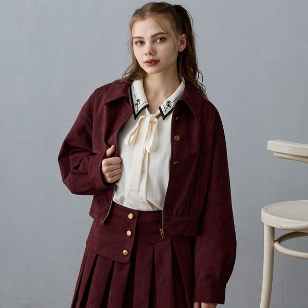 NICOLE CLUB（NICOLE CLUB）/ガンフラップブルゾン