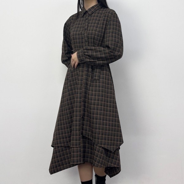 NICOLE CLUB（NICOLE CLUB）/イレヘムアシメワンピース