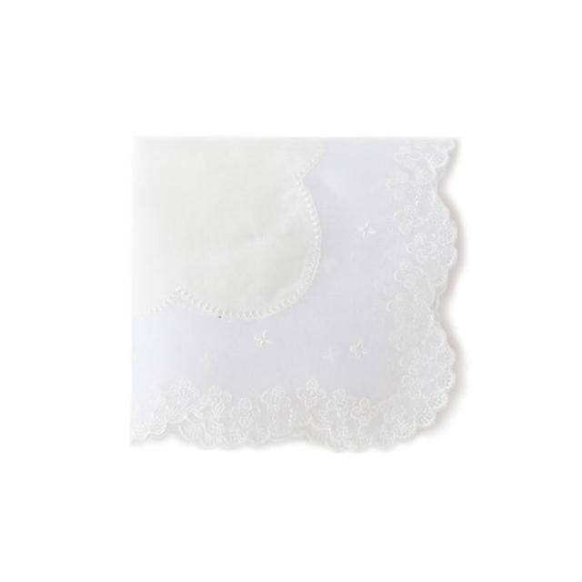 ブルーミング（BLOOMING）/【約30×30cm】ブライダル　レースハンカチ　プティクローバー ブルーミング（BLOOMING）/【約30×30cm】ブライダル レースハンカチ