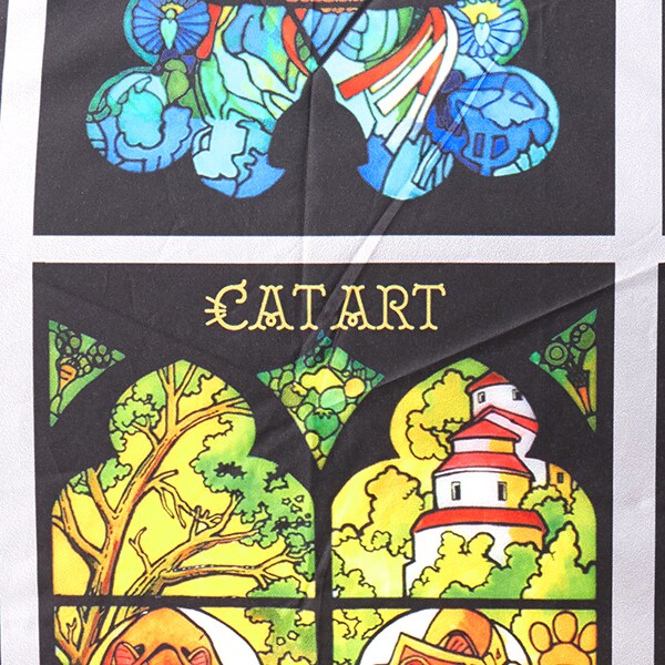 ブルーミング（BLOOMING）/キャットアート 晴雨兼用 折りたたみ傘 (袋