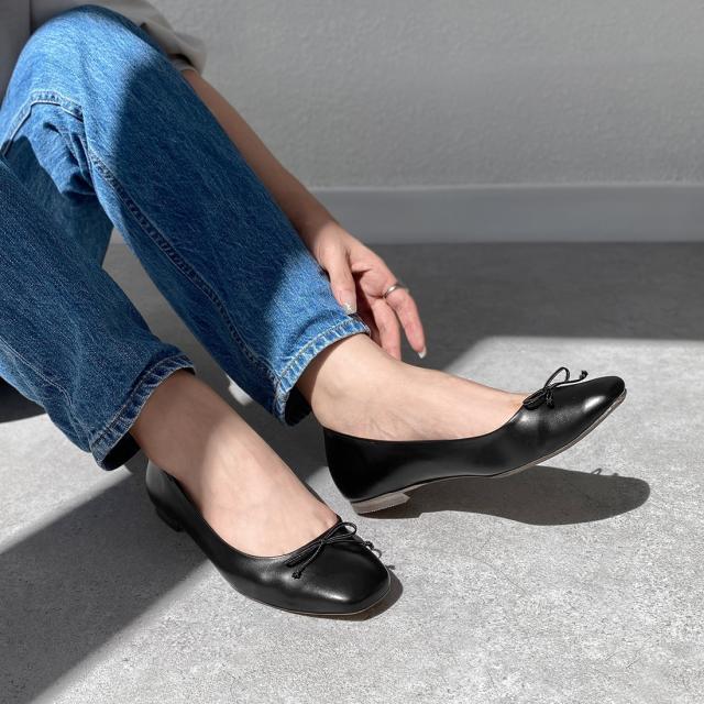 マミアン（MAMIAN）/【ソフトな履き心地】スクエアトゥ バレエシューズ / 3377の通販は 7,326円