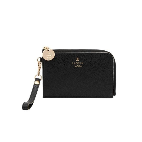 ランバン オン ブルー（LANVIN en Bleu）/メラニー キーリング付きマルチケース ピンクベージュ3