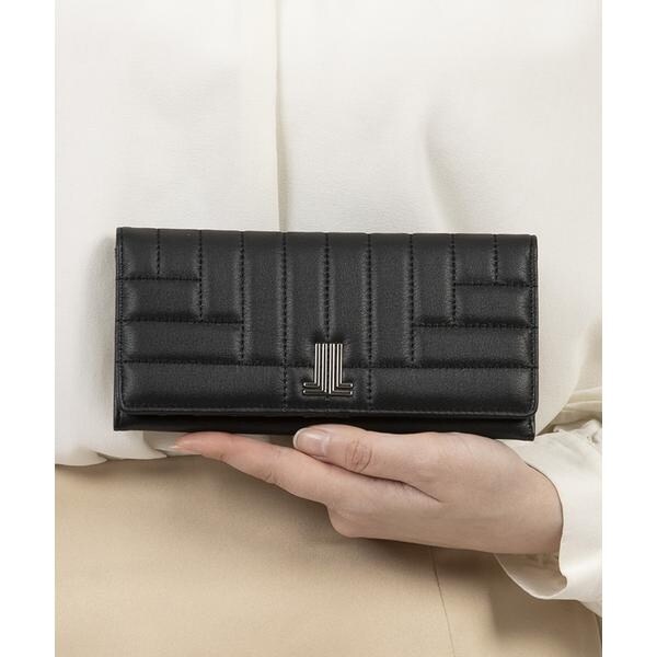 ランバン オン ブルー（LANVIN en Bleu）/ランバン オン ブルー LANVIN en Bleu ベルシー コンパクト被せ長財布_10