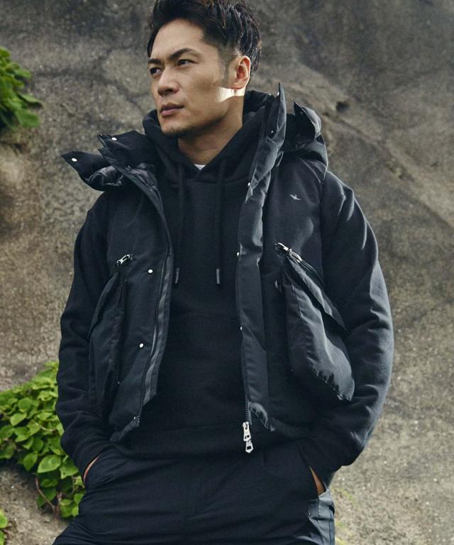 1PIU1UGUALE3 RELAXx+phenixダウンベスト MENS】GTX DOWN VEST ダウンベスト / WINDSTOPPER(R) プロダクト