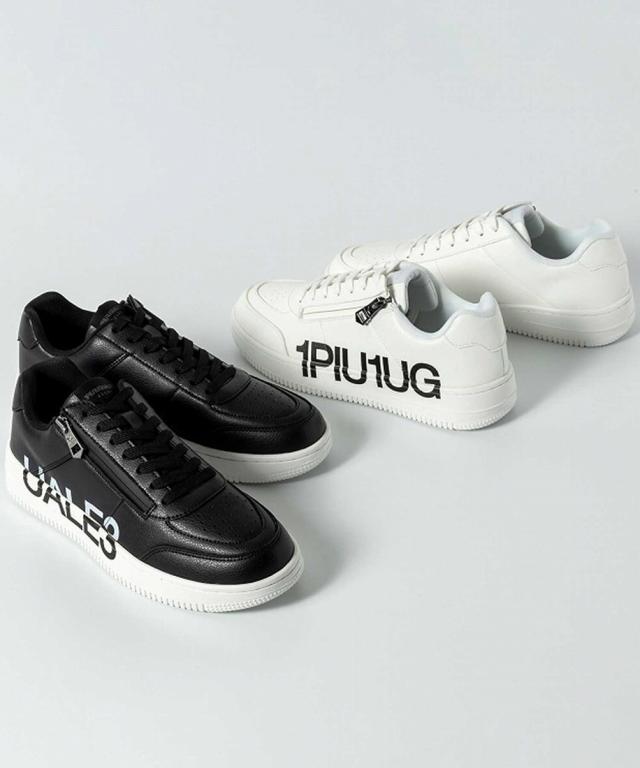 ウノピゥウノウグァーレトレ リラックス（1PIU1UGUALE3 RELAX）/1PIU1UGUALE3 RELAX ロゴソールジップアップスニーカー