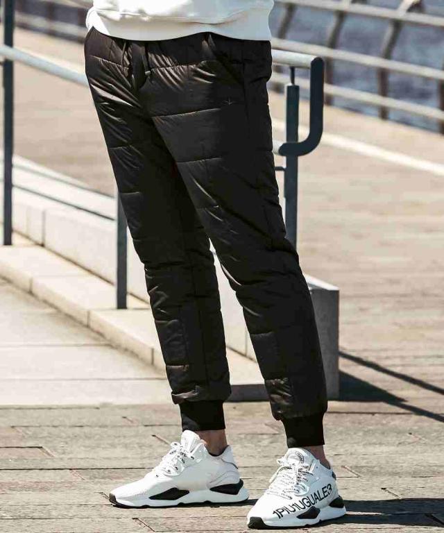 ウノピゥウノウグァーレトレ リラックス（1PIU1UGUALE3 RELAX）/1PIU1UGUALE3 RELAX 中綿キルティングジョガーパンツ