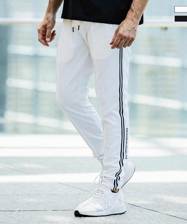 ウノピゥウノウグァーレトレ リラックス（1PIU1UGUALE3 RELAX）/1PIU1UGUALE3 RELAX ジャージーラインテーパードパンツ