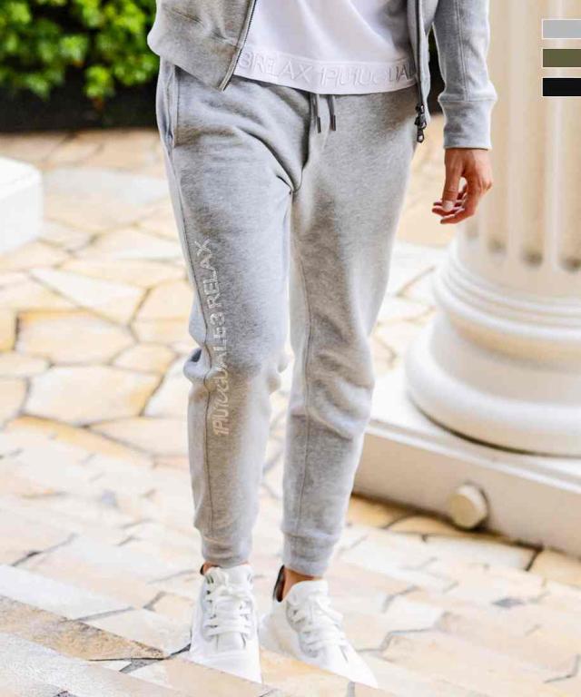 ウノピゥウノウグァーレトレ リラックス（1PIU1UGUALE3 RELAX）/1PIU1UGUALE3 RELAX ラインストーンスリーブパンツ