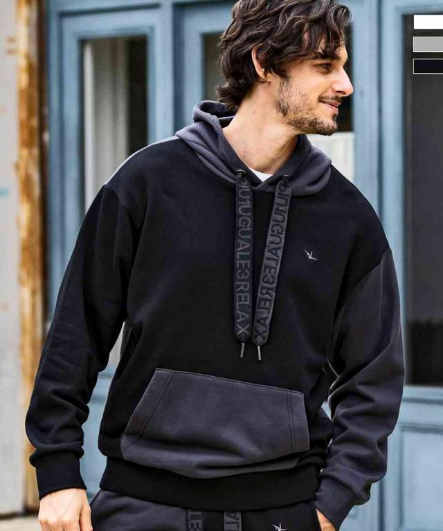 ウノピゥウノウグァーレトレ リラックス（1PIU1UGUALE3 RELAX）/1PIU1UGUALE3 RELAX セイムカラーフーディー