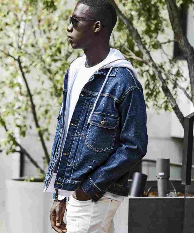 【NEW】ウノピゥウノウグァーレトレ リラックス（1PIU1UGUALE3 RELAX）/1PIU1UGUALE3 RELAX デニムジャケットフーディー