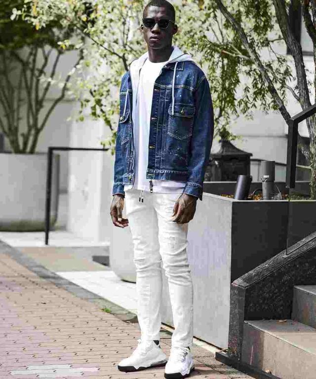 【NEW】ウノピゥウノウグァーレトレ リラックス（1PIU1UGUALE3 RELAX）/1PIU1UGUALE3 RELAX デニムジャケットフーディー