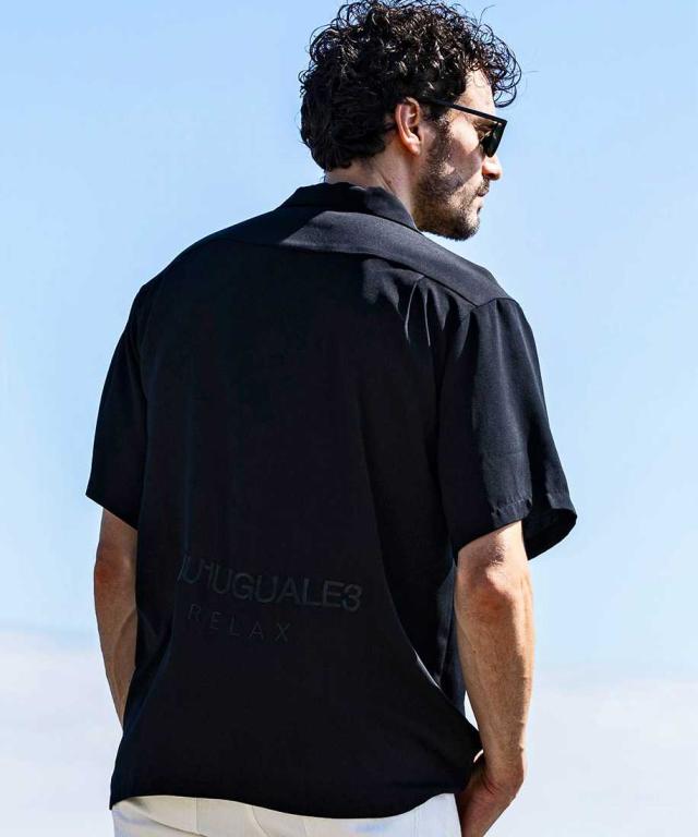 ウノピゥウノウグァーレトレ リラックス（1PIU1UGUALE3 RELAX）/1PIU1UGUALE3 RELAX ロゴアロハTシャツ_14
