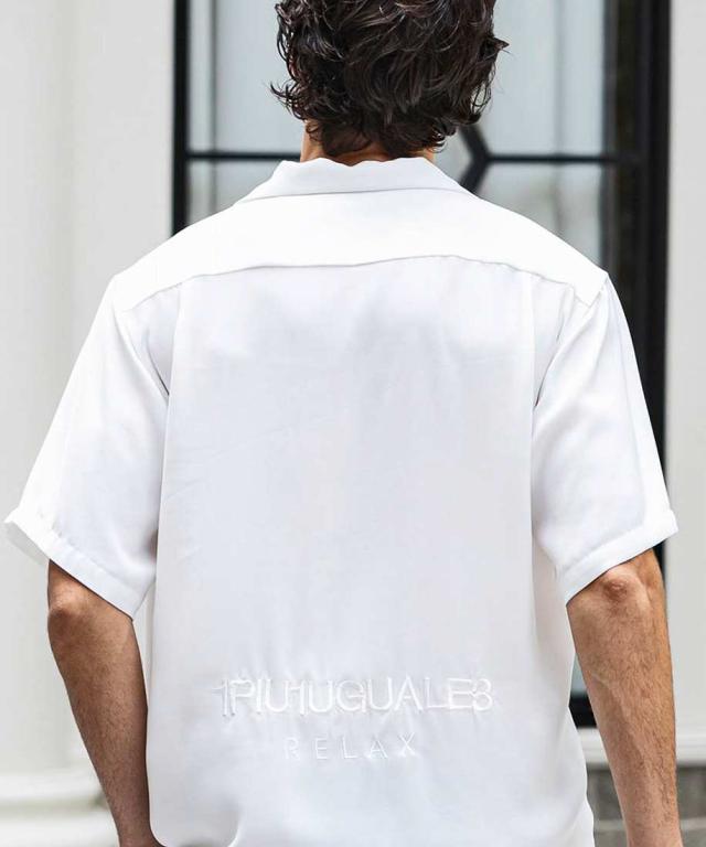 ウノピゥウノウグァーレトレ リラックス（1PIU1UGUALE3 RELAX）/1PIU1UGUALE3 RELAX ロゴアロハTシャツ_7