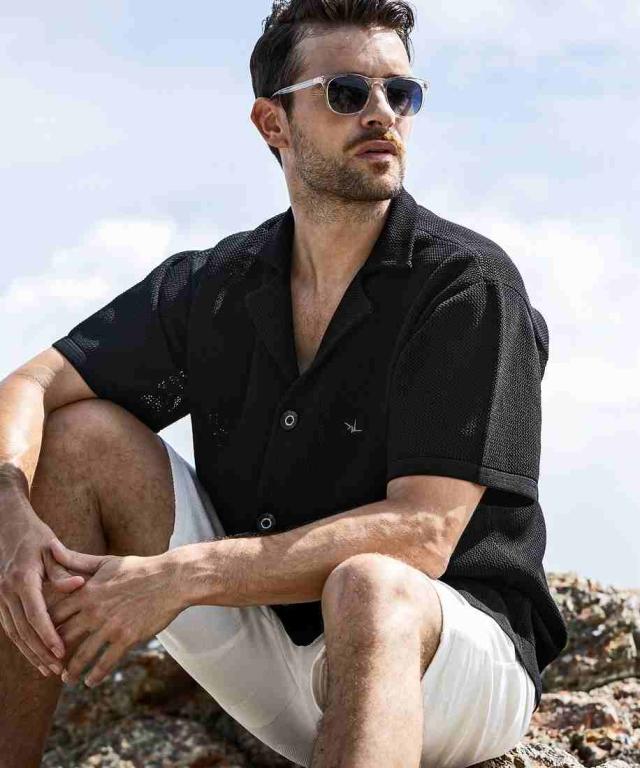 ウノピゥウノウグァーレトレ リラックス（1PIU1UGUALE3 RELAX）/1PIU1UGUALE3 RELAX ニットオープンカラーシャツ【Safari掲載】_6