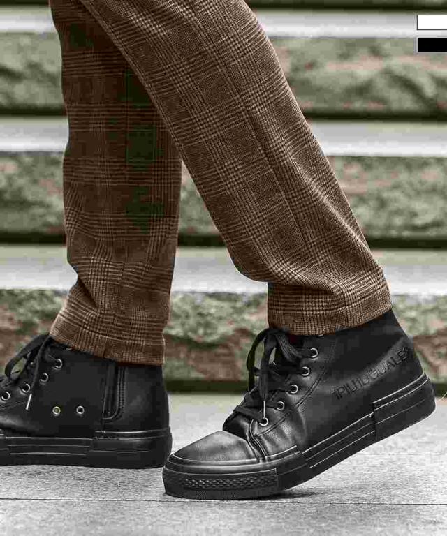 ウノピゥウノウグァーレトレ リラックス（1PIU1UGUALE3 RELAX）/1PIU1UGUALE3 RELAX サイドロゴハイカットスニーカー