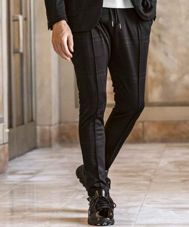 ウノピゥウノウグァーレトレ リラックス（1PIU1UGUALE3 RELAX）/1PIU1UGUALE3 RELAX ウィンドウペンジャガードスラックス