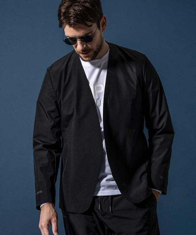 ウノピゥウノウグァーレトレ リラックス（1PIU1UGUALE3 RELAX）/1PIU1UGUALE3 RELAX × +phenixノーカラージャケット WINDSTOPPER