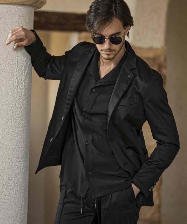 ウノピゥウノウグァーレトレ リラックス（1PIU1UGUALE3 RELAX）/1PIU1UGUALE3 RELAX ブライトストレッチジャケット