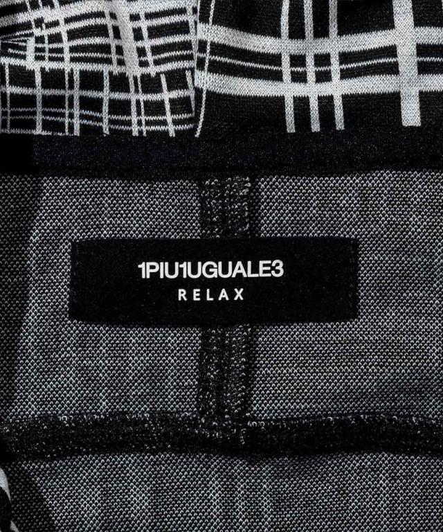 ウノピゥウノウグァーレトレ リラックス（1PIU1UGUALE3 RELAX）/1PIU1UGUALE3 RELAX ジオメトリックジップアップパーカー_14