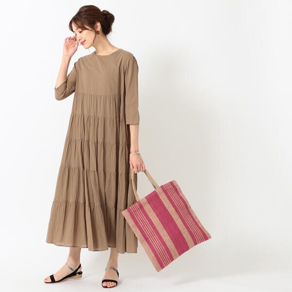 New ビーミングライフストアbyビームス ｂ ｍｉｎｇ ｂｙ ｂｅａｍｓ ティアード マキシ ワンピース ２１ｓｓの通販はau Pay マーケット Brand Square By Oioi ブランドスクエアbyマルイ