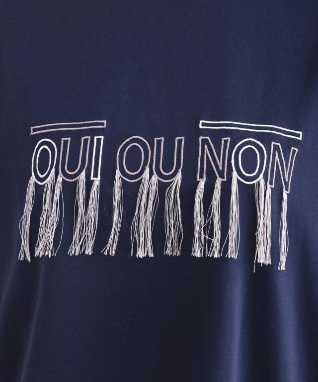 【大きいサイズ】 9号・15号(M・3L) FONTLAB フリンジロゴシルケットTシャツ サブ ストリート（sab street）/【大きいサイズ】 9号・15号(M