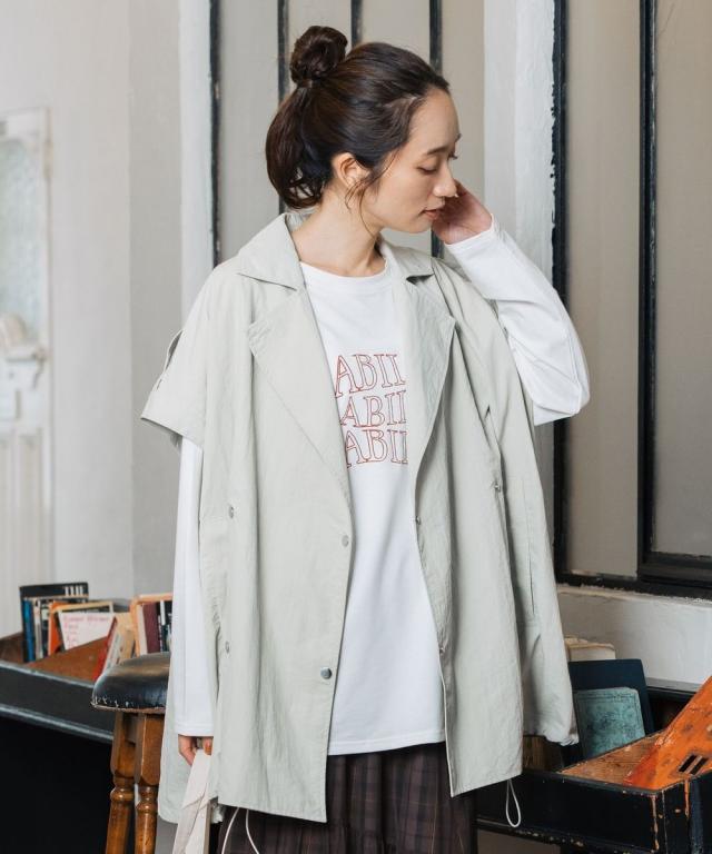 サブ ストリート（sab street）/【大きいサイズ】 15号(3L) FONTLAB ナイロンオーバージレ