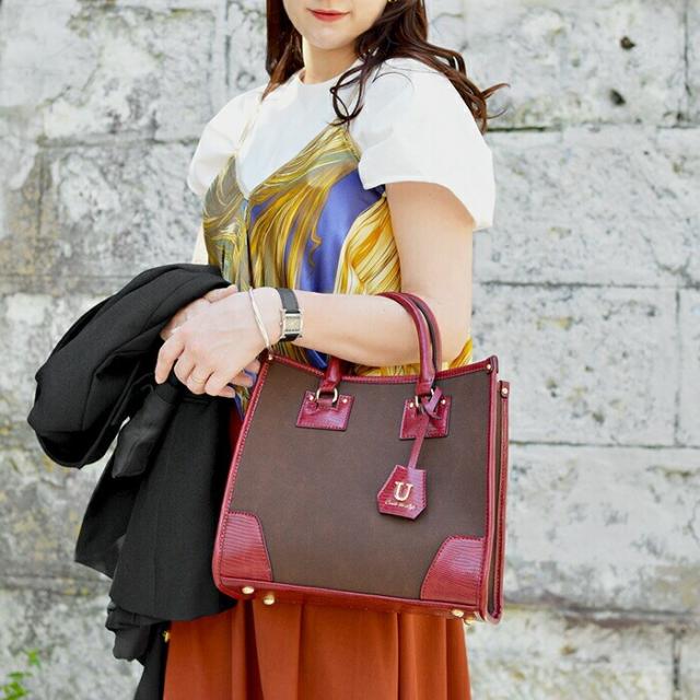 ユー（U）/スエード Angle【アングル】トートバッグ Mサイズ