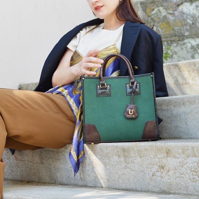 ユー（U）/スエード Angle【アングル】トートバッグ Mサイズ