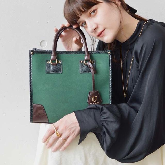 ユー（U）/スエード Angle【アングル】トートバッグ Mサイズ