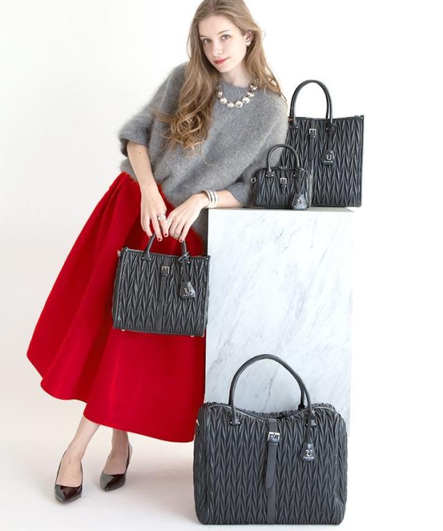 ユー（U）/Mou Juliangle【ムー ジュリアングル】トートバッグ Lサイズ/ショルダー付き_13