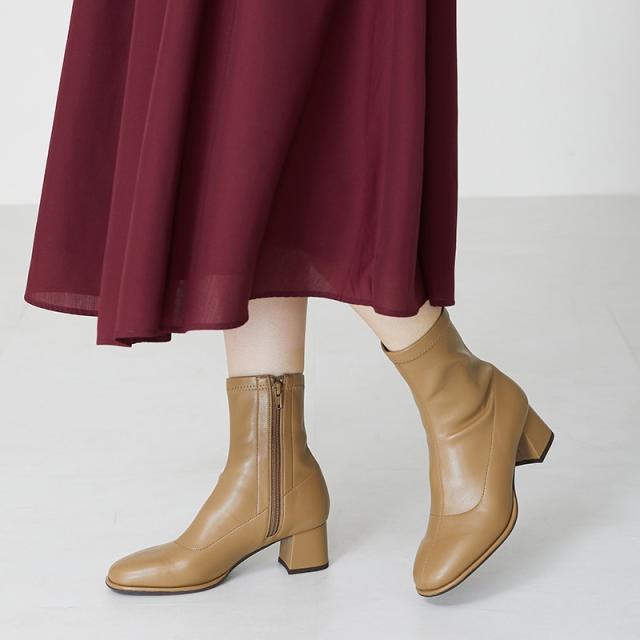 オリエンタルトラフィック（ORiental TRaffic）/ラウンドトゥストレッチブーツ/31425