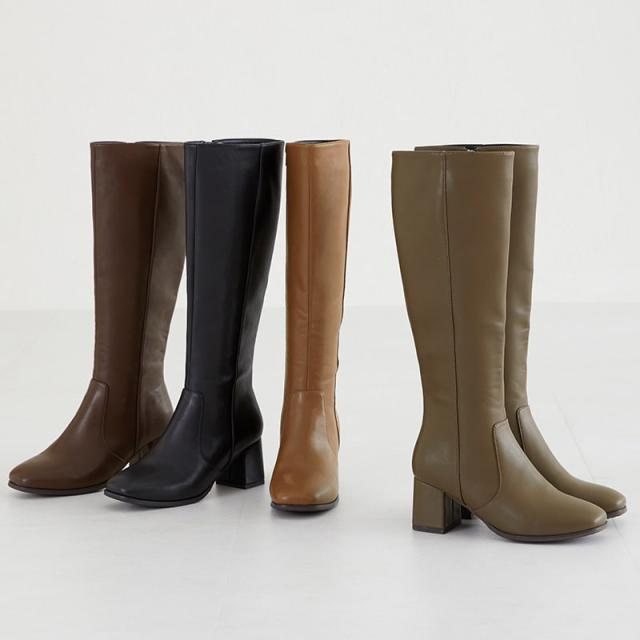 オリエンタルトラフィック（ORiental TRaffic）/【オリトラの定番人気】スクエアトゥヒールロングブーツ/31503