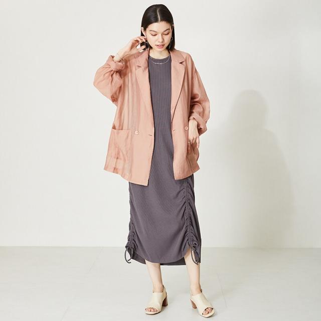 トンさん　904545サマーセール品、追加オプション Bonmax AS2287 [通年]オピニオン タイトスカート ストライプ[後ろゴム