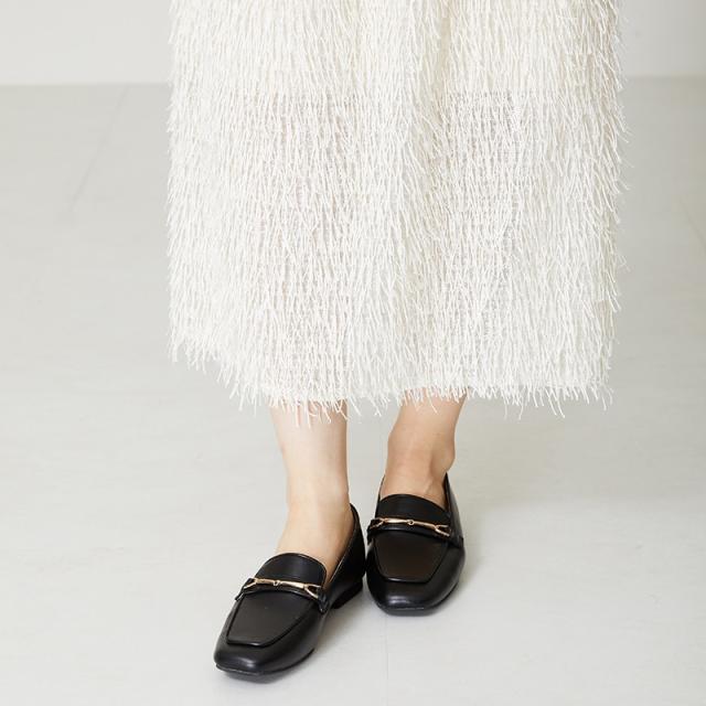 オリエンタルトラフィック（ORiental TRaffic）/【24春夏新作】スクエアトゥビットモチーフローファー/42108の通販は 6,380円