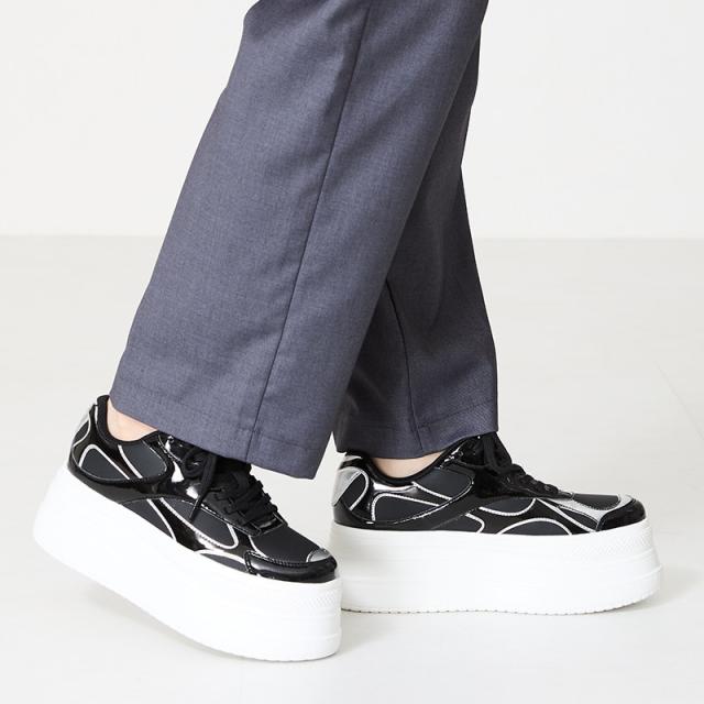 オリエンタルトラフィック（ORiental TRaffic）/メタリックラインボリュームソールスニーカー/OT3740