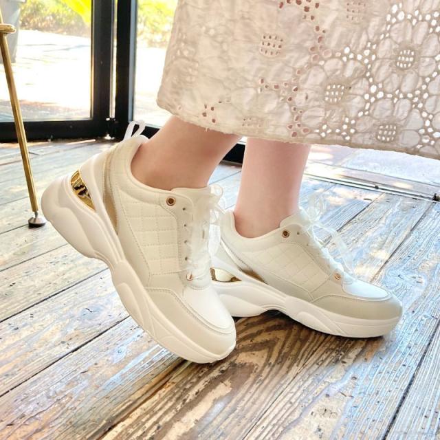 オリエンタルトラフィック（ORiental TRaffic）/ヒールアップメタリックパーツスニーカー/OT3761