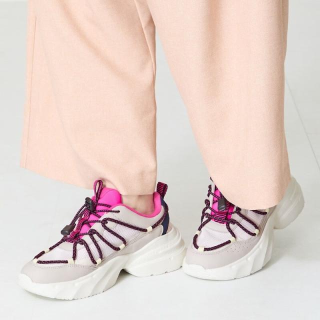 オリエンタルトラフィック（ORiental TRaffic）/ドローコードデザイン配色スニーカー/OT3767