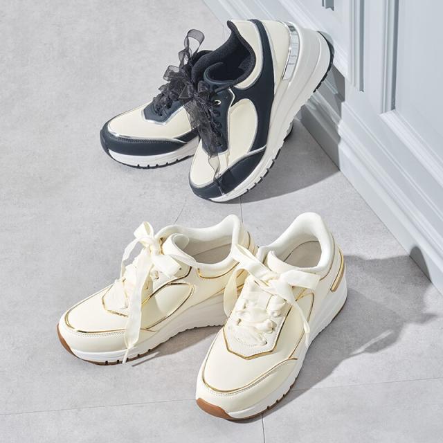 オリエンタルトラフィック（ORiental TRaffic）/【25秋冬新作】ヒールアップ2wayシューレーススニーカー/OT3775