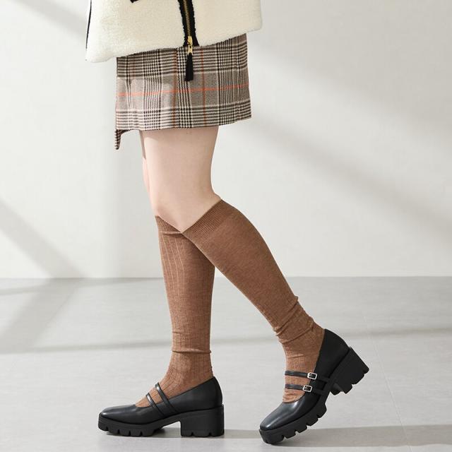 オリエンタルトラフィック（ORiental TRaffic）/【25秋冬新作】ダブルストラップ厚底シューズ/51323